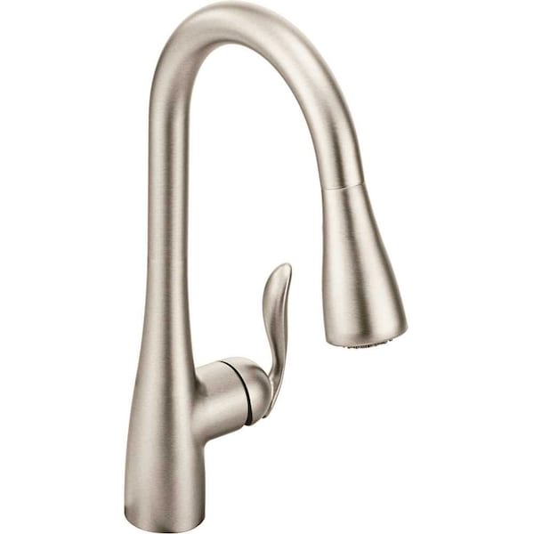Moen Arbor Single-Handle Pull-Down Sprayer Kitchen Faucet with Power Boost in Spot Resist Stainless 7594SRS - main